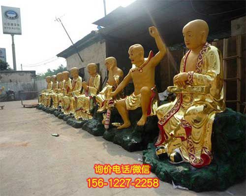 羅漢景區雕塑：玻璃鋼彩繪雕塑的景觀美學