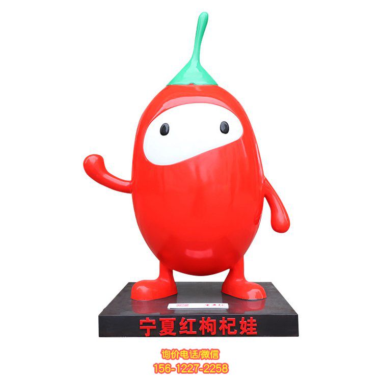 玻璃鋼卡通公仔雕塑，點綴園林廣場