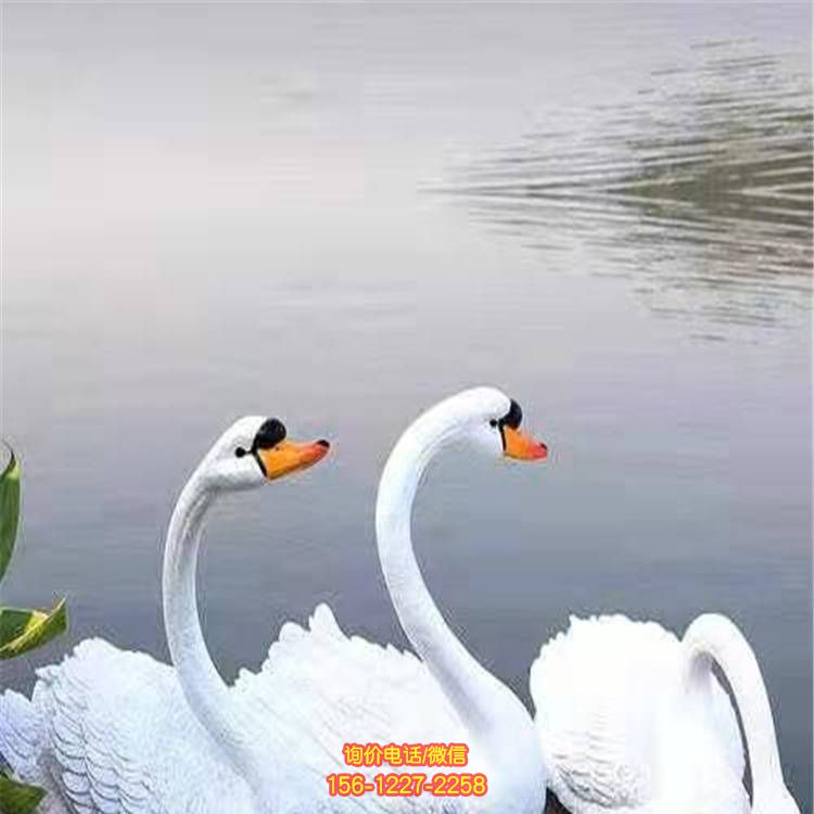 玻璃鋼仿真天鵝雕塑，給室內裝飾帶來溫馨美感