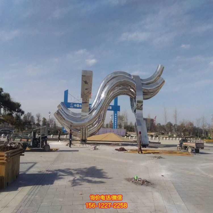不銹鋼抽象雕塑，景觀園林廣場裝飾