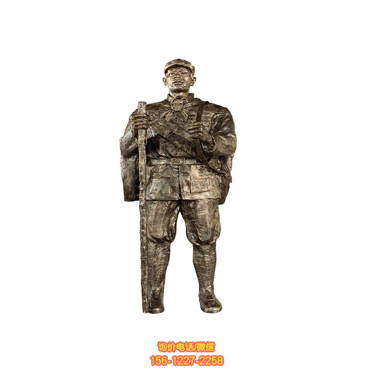 景區(qū)戶(hù)外銅雕戰(zhàn)士人物景觀雕塑