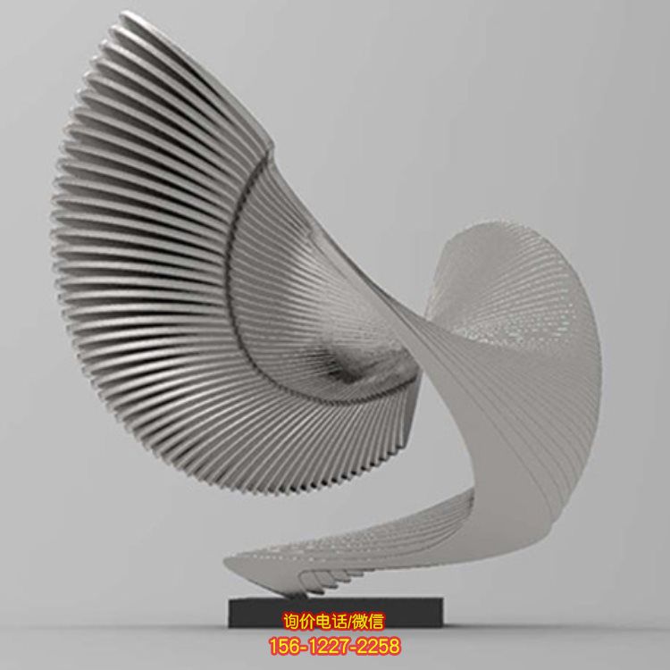 室內創意不銹鋼戶外園林景觀擺件抽象景觀擺件