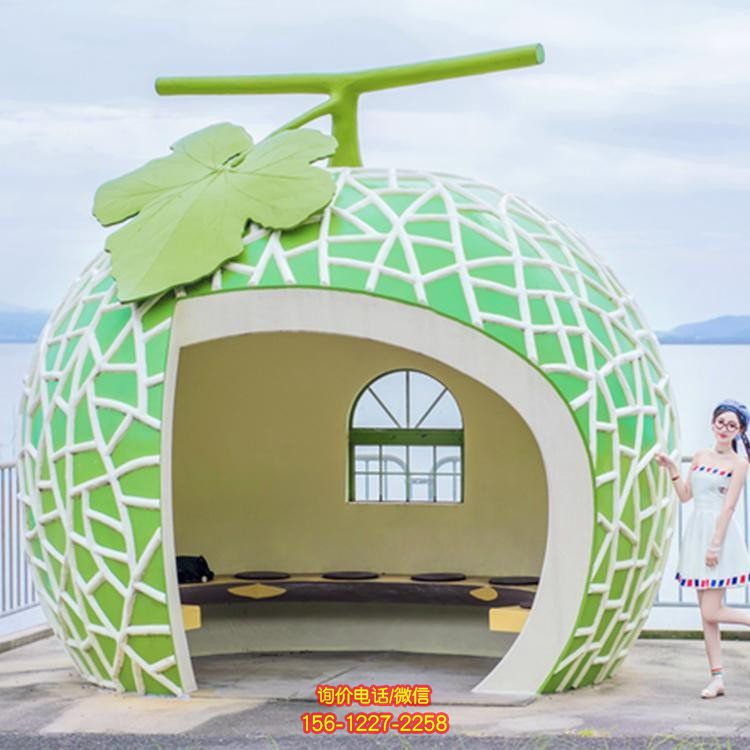 景區景點創意水果屋擺件