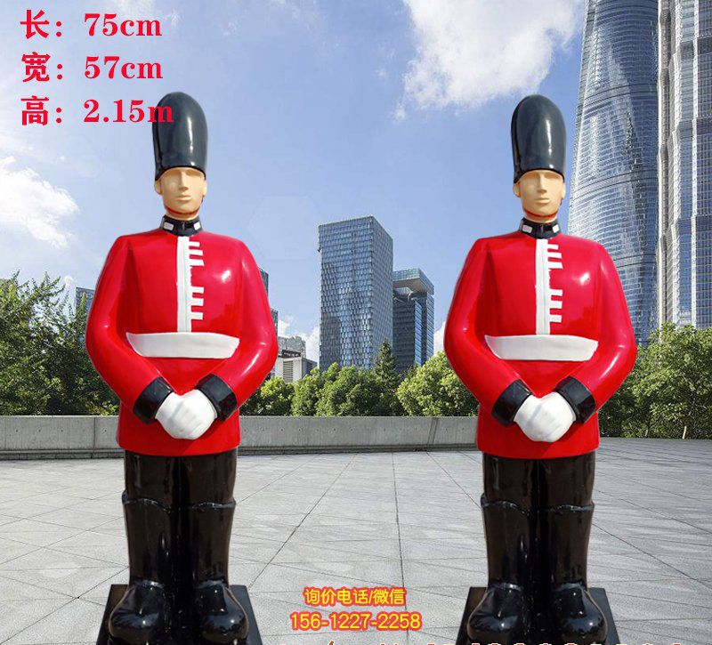 步行街酒店擺放卡通玻璃鋼迎賓人物雕塑 步行街酒店擺放卡通玻璃鋼迎賓人物雕塑