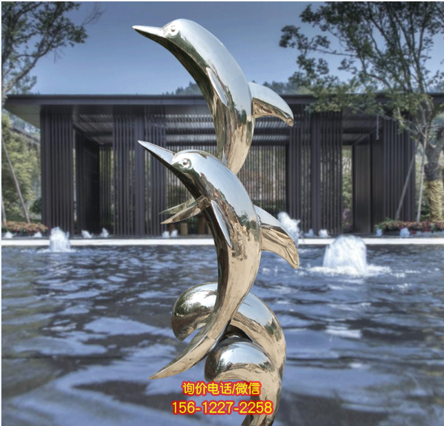 不銹鋼鏡面海豚,園林水景戲水裝飾動(dòng)物景觀雕塑 不銹鋼鏡面海豚,園林水景戲水裝飾動(dòng)物景觀雕塑
