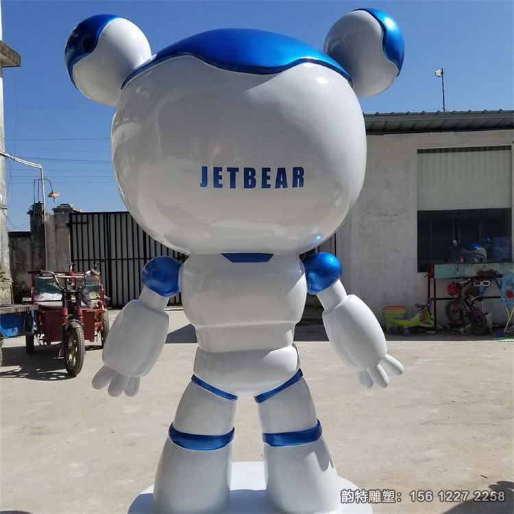 玻璃鋼機器人雕塑 一種現代科技和傳統文化的融合