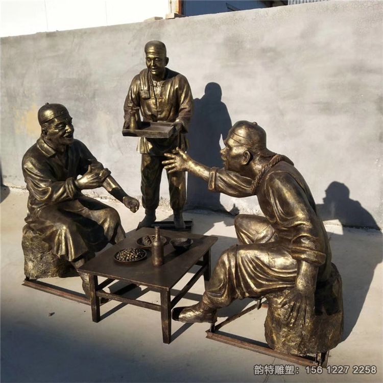 吃飯人物雕塑02 吃飯人物雕塑02