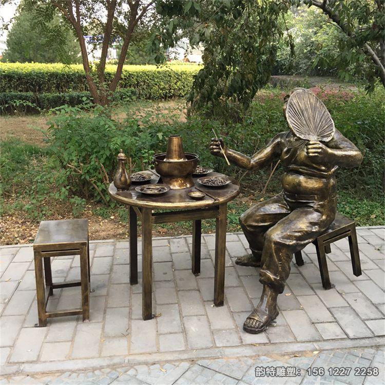 吃火鍋雕塑19 吃火鍋雕塑19