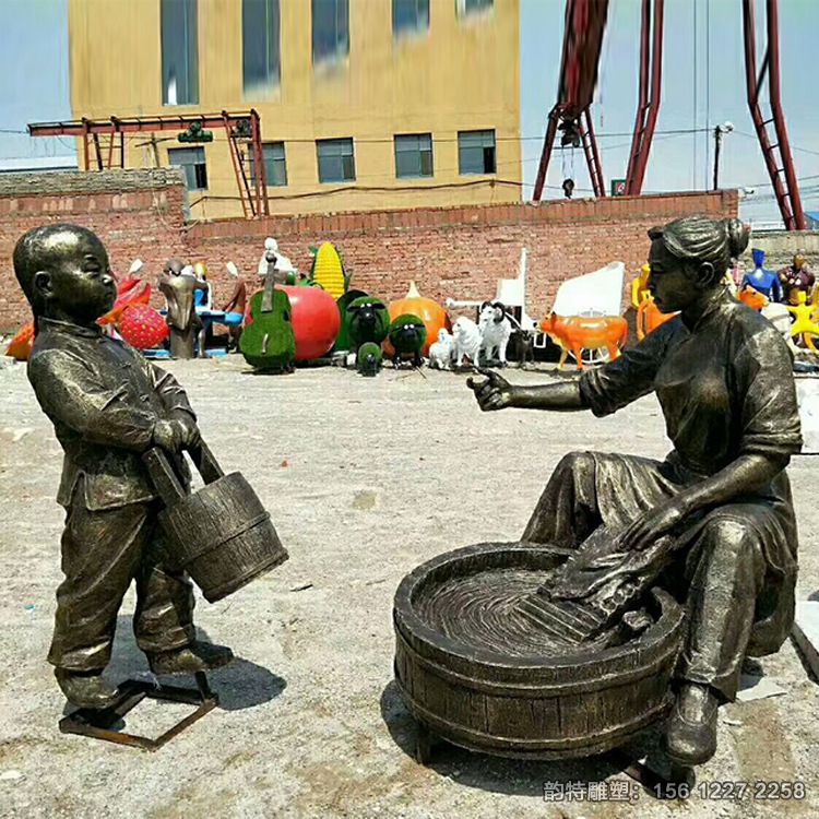 洗衣服雕塑03 洗衣服雕塑03