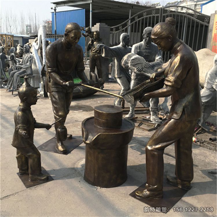 推磨子雕塑05 推磨子雕塑05