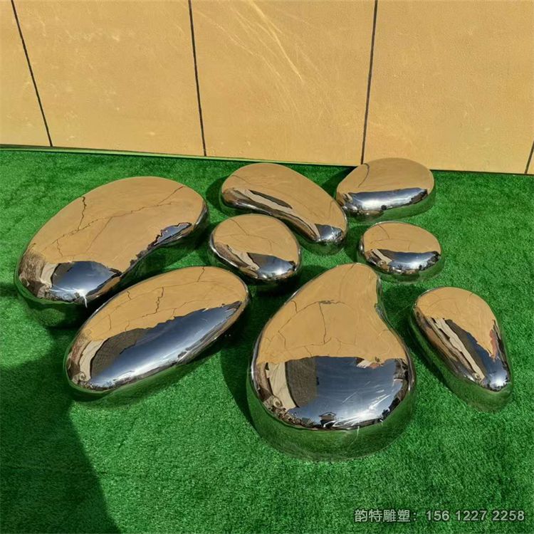 鏡面不銹鋼鵝卵石雕塑69 鏡面不銹鋼鵝卵石雕塑69