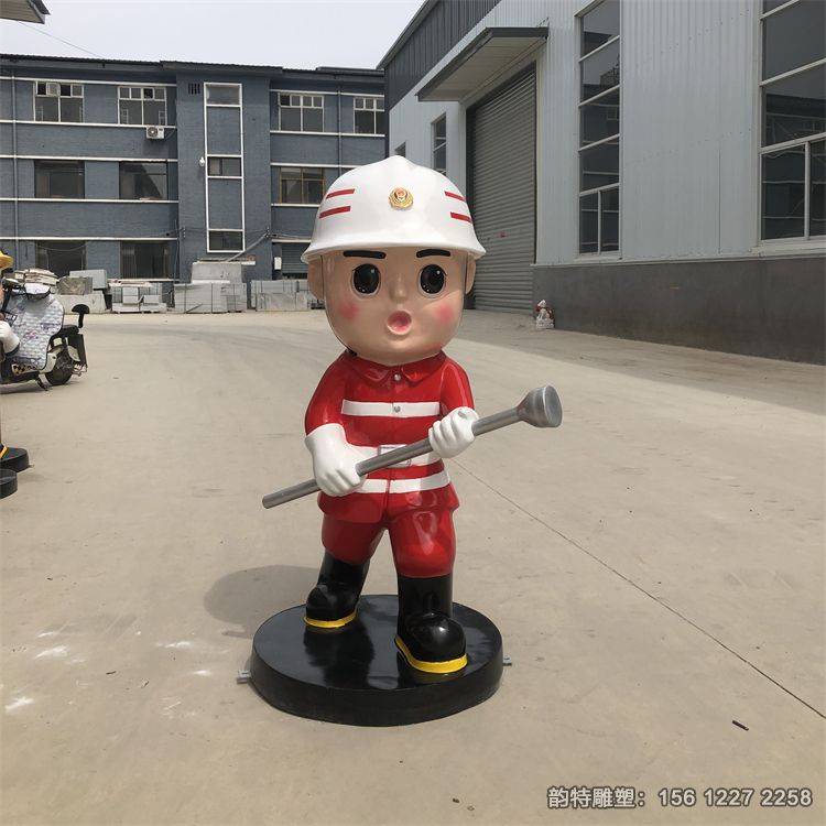 消防員雕塑134 消防員雕塑134